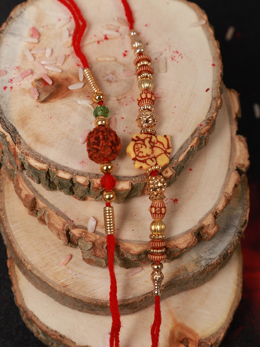 YouBella Rakhi Combo for Brother (Multi-Colour) (YBRK_70)
